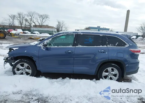 2015 Toyota Highlander Limited V6 from USA, damaged, VIN 5TDDKRFH0FS155201